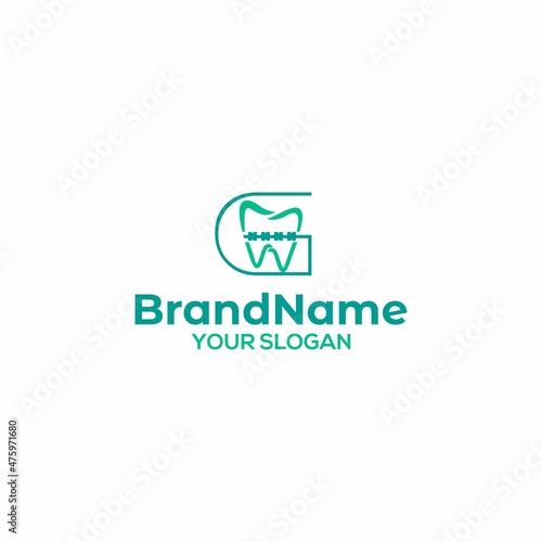 G Braces Dental Logo Design