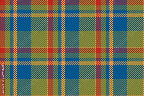 Seamless pattern of scottish tartan plaid. Repeatable background with check fabric texture. Vector backdrop striped textile print.