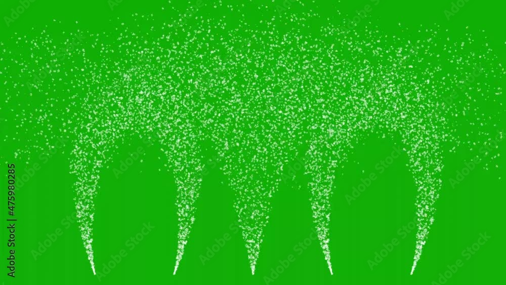 Water sprinklers motion graphics with green screen background Stock ビデオ ...