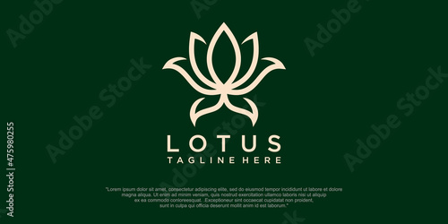 Lotus Flower logo template