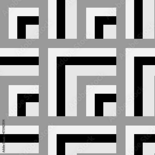 Seamless pattern - needlework - patchwork or patchwork. Design element