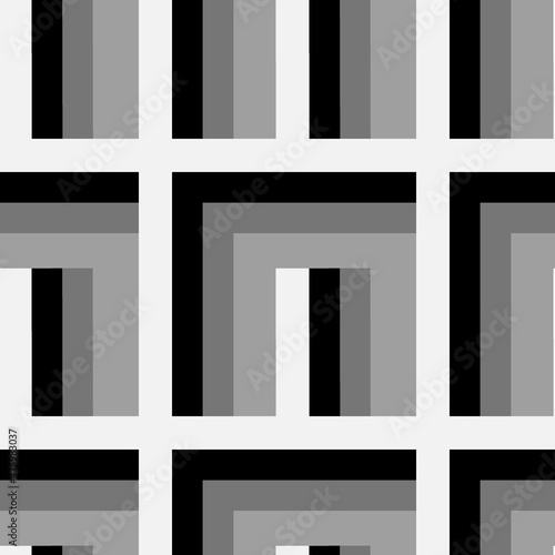 Seamless pattern - needlework - patchwork or patchwork. Design element