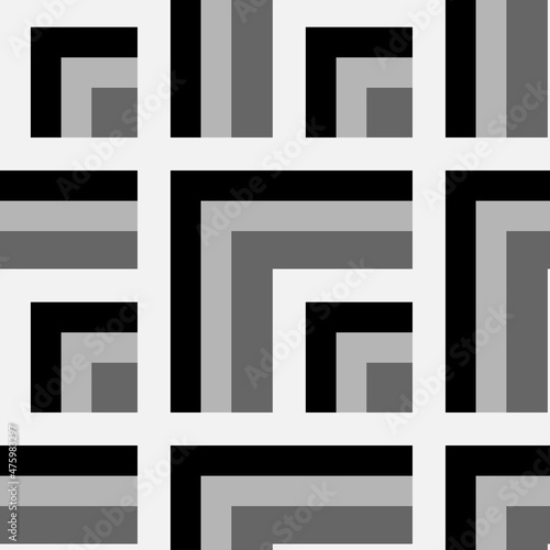 Seamless pattern - needlework - patchwork or patchwork. Design element