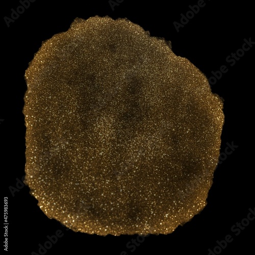 Beautiful elegant golden dusty stain for a beautiful designs