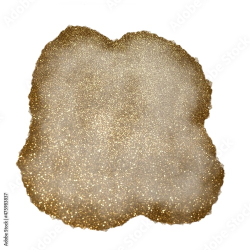 Beautiful elegant golden dusty stain for a beautiful designs