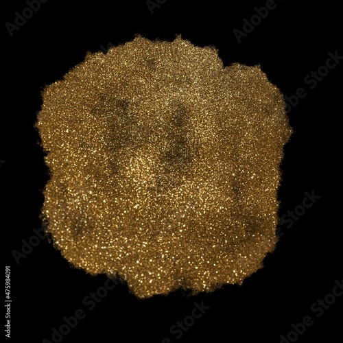 Beautiful elegant golden dusty stain for a beautiful designs