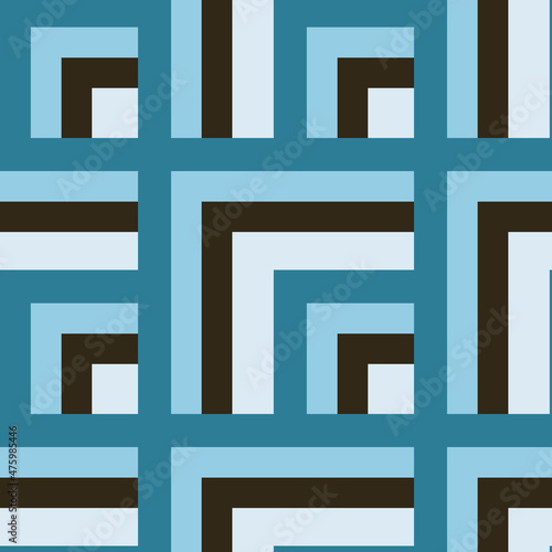 Seamless pattern - needlework - patchwork or patchwork. Design element