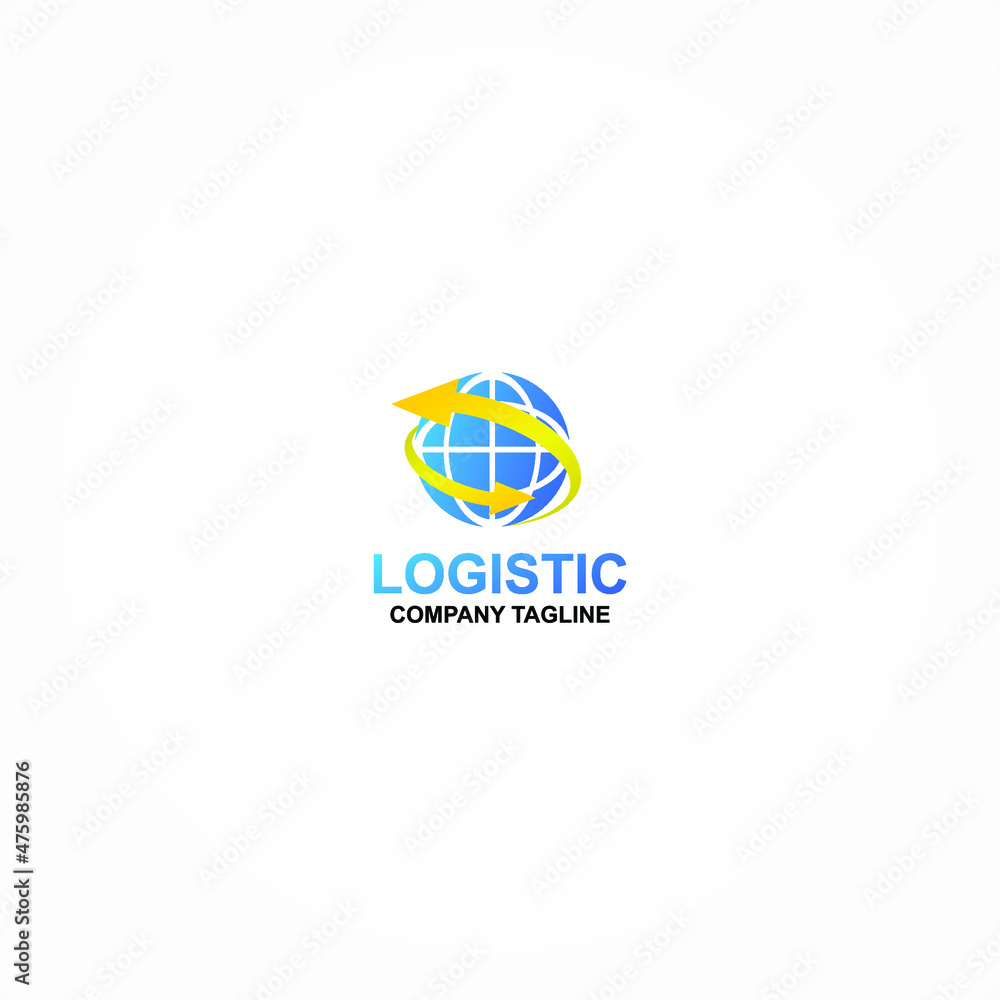 logistic logo vector simple and elegant design logistic logo vector simple and elegant design