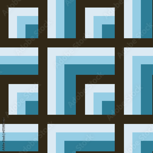 Seamless pattern - needlework - patchwork or patchwork. Design element