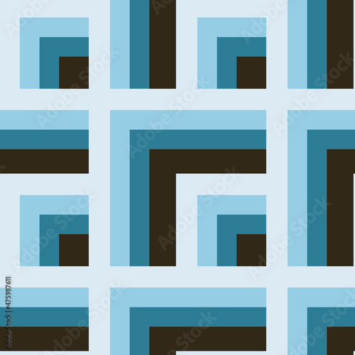 Seamless pattern - needlework - patchwork or patchwork. Design element