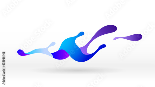 Motion sound wave abstract vector background