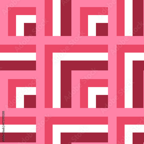 Seamless pattern - needlework - patchwork or patchwork. Design element