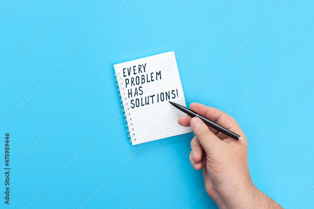 Every problem has solutions Every problem has solutions