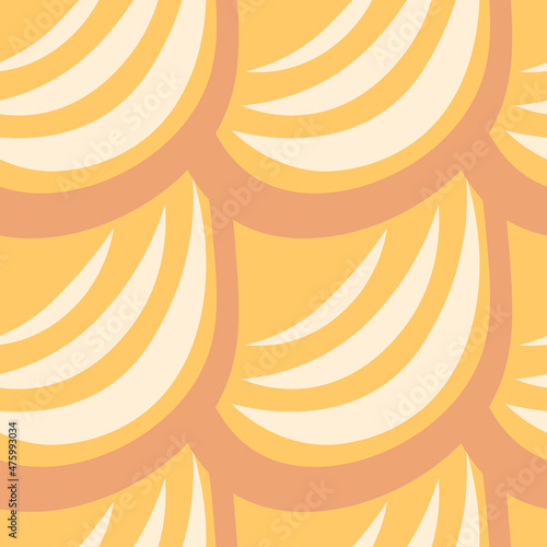 Illustration A seamless pattern on a square background - the scales of a fish, mermaid or dragon. Design element