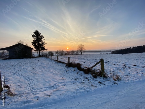 Winter Sonnenuntergang © PeterBongers