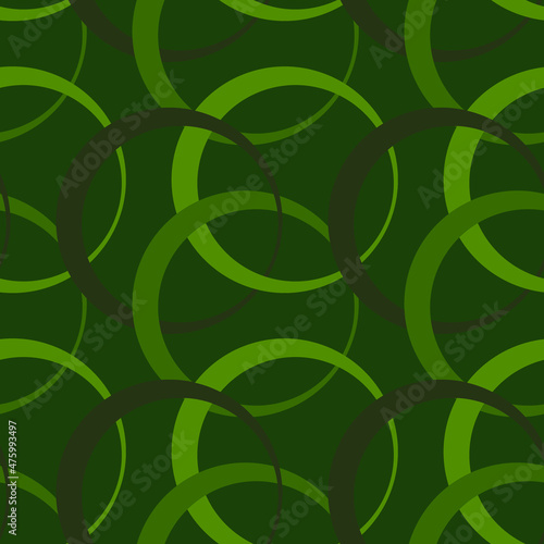 Illustration Seamless pattern on a square background - rings are colored. Design element