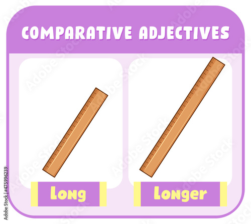 Comparative Adjectives for word long