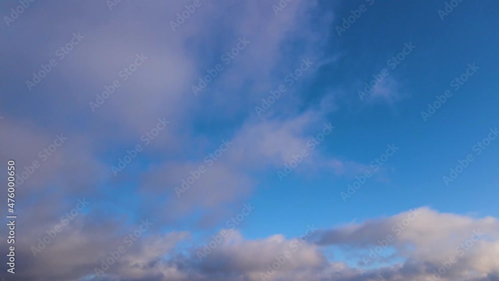 Beautiful blue sky with clouds background, Sky clouds and sun, Colorful cloudy sky at sun. Time Lapse Beautiful blue sky with clouds background, Sky clouds and sun, Colorful cloudy sky at sun. Time Lapse