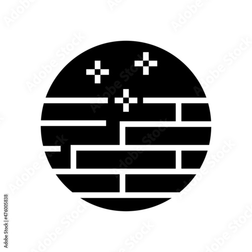 hardwood floor refinishing glyph icon vector. hardwood floor refinishing sign. isolated contour symbol black illustration