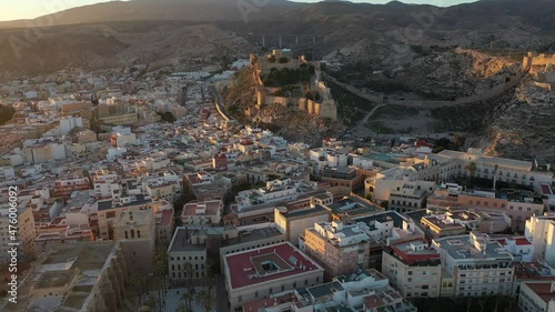 Almeria in Spanien aus der Luft | Spanish Town Almeria from above