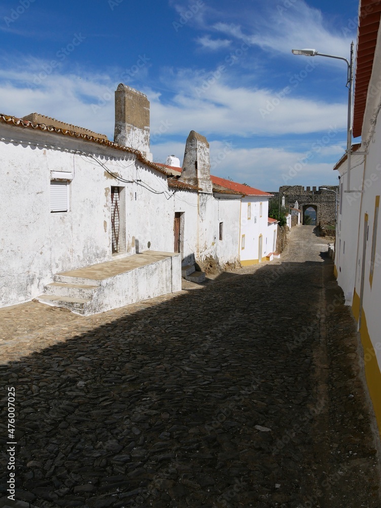 Village d'Evoramonte dans la région de l'Alentejo au Portugal