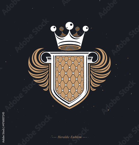 Heraldic coat of arms decor...