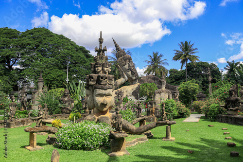 Wat Xieng khuan Laos's accent buddha park photo