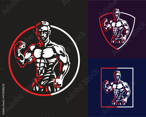 Body Builder Logo Branding