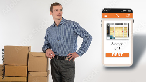 Storage unit rent via smart...
