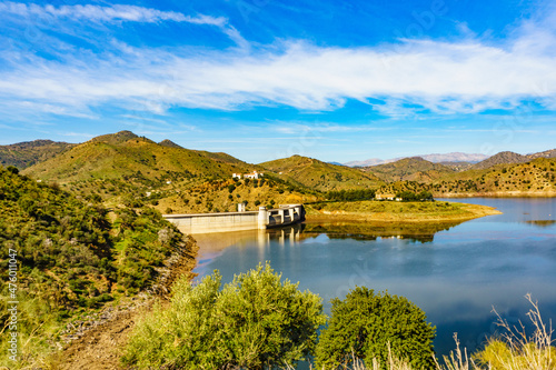 Casasola Dam in Andalucia, Spain