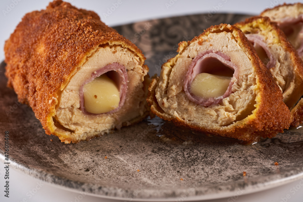 Cordon bleu in closeup Cordon bleu in closeup