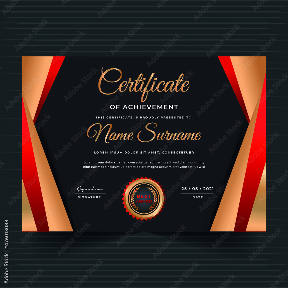 Certificate of appreciation award template for multipurpose use design ...