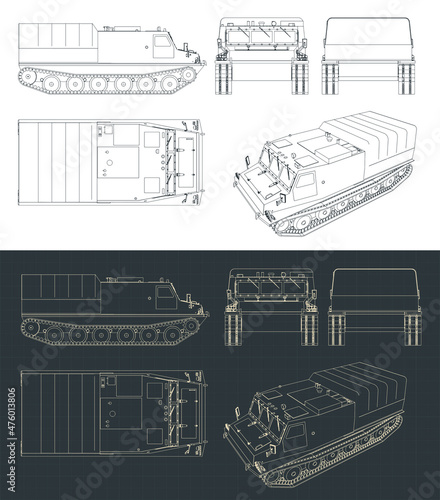All-terrain vehicle blueprints