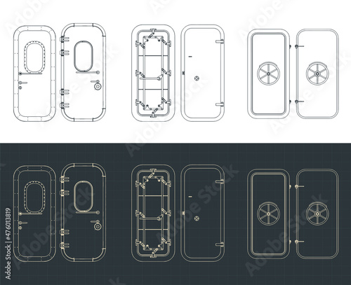 Watertight doors blueprints