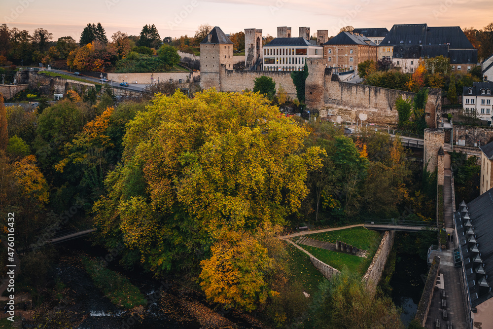Nice landscapes in Luxembourg city