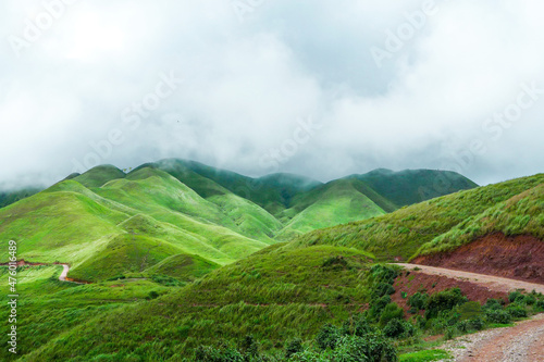 See sight in Laos with fresh air and beautiful mountain