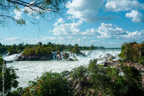 Beautiful Waterfall in Laos