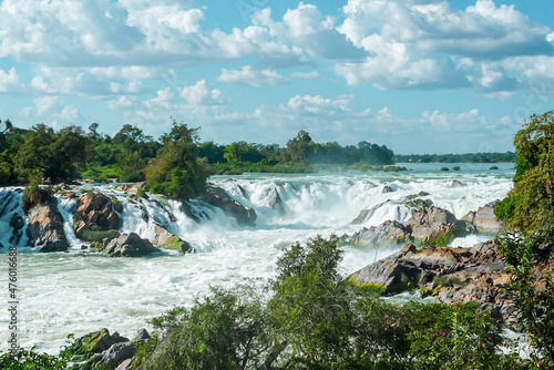 Beautiful Waterfall in Laos