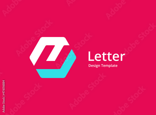 Letter U logo icon design template elements