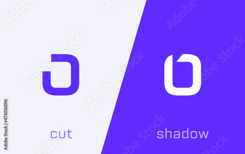 Set of letter O minimal logo icon design template elements