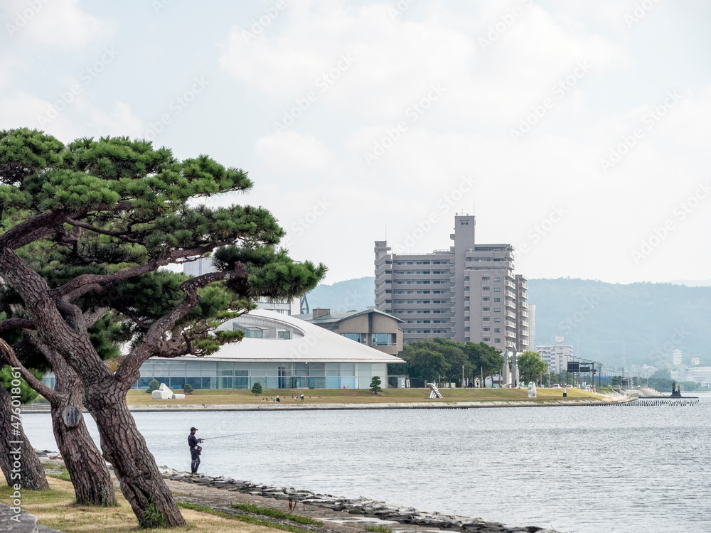 Fototapeta premium Matsue City, Lake Shinji, my favorite place