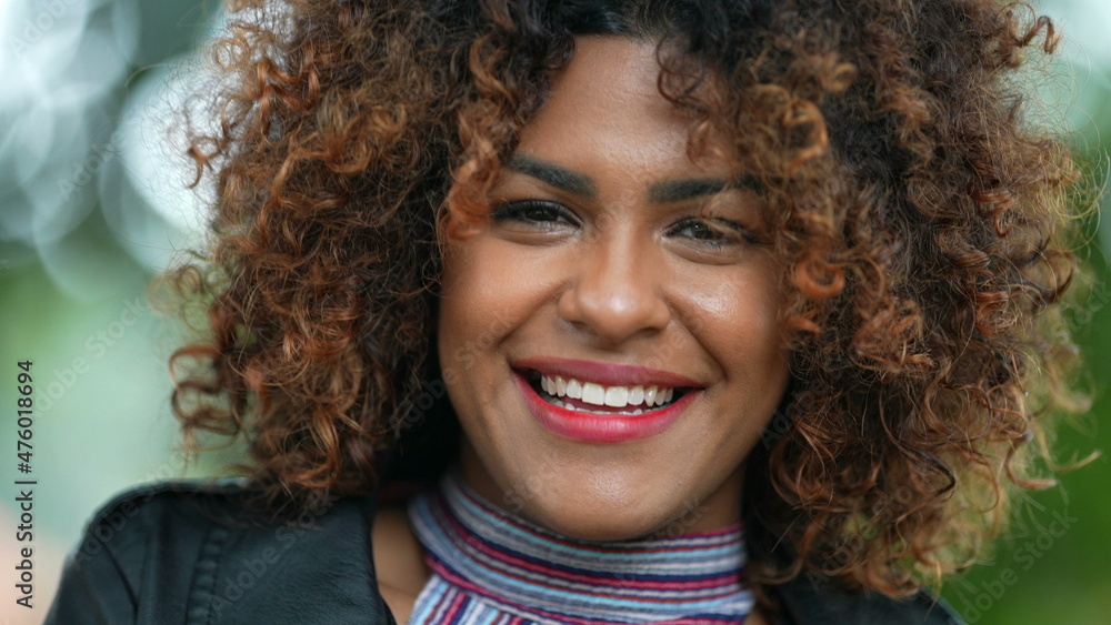 Brazilian woman portrait face close-up smiling Brazilian woman portrait face close-up smiling