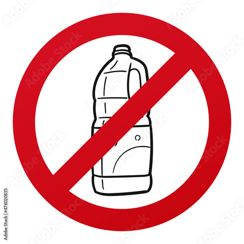 No Bleach Symbol Isolated on White Background. Chores Vector Illustration Prohibition Stop Sign.