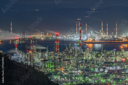 工場夜景
