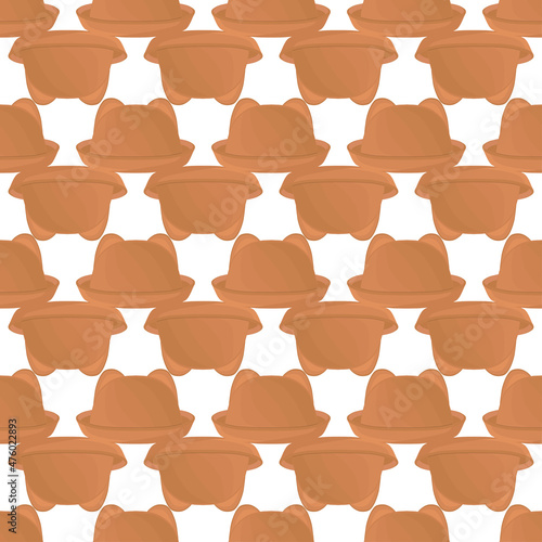 Illustration on theme pattern women sun hats
