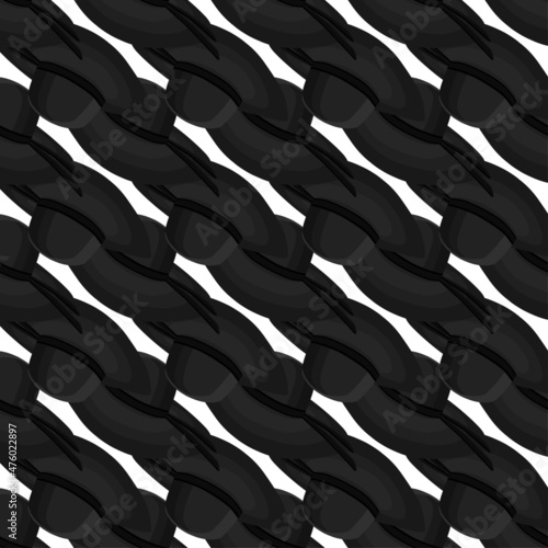 Illustration on theme pattern women sun hats