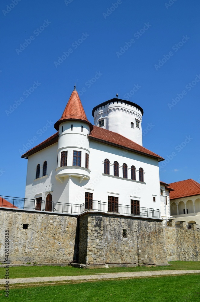 Budatín Castle is one of the oldest standing architectural monuments in the city of Žilina, Slovakia. The oldest medieval castle was built at the confluence of the Váh and Kysuce rivers. 