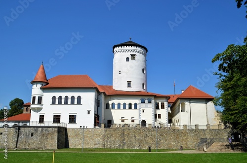 Budatín Castle is one of the oldest standing architectural monuments in the city of Žilina, Slovakia. The oldest medieval castle was built at the confluence of the Váh and Kysuce rivers. 