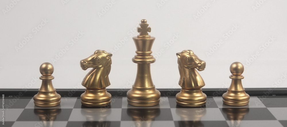 Chess board game concept of business ideas and competition and strategy concep Chess board game concept of business ideas and competition and strategy concep