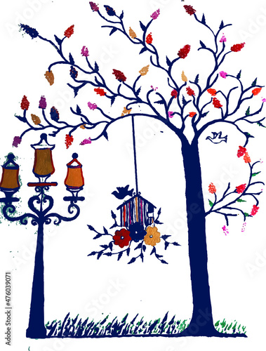 tree, nature, vector, leaf, silhouette, branch, illustration, design, spring, flower, winter, plant, art, autumn, wood, pink, season, floral, garden, summer, bird, forest, landscape, branches, drawing